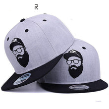 Load image into Gallery viewer, Grey cool hip hop caps