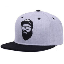 Load image into Gallery viewer, Grey cool hip hop caps