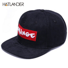 Load image into Gallery viewer, Brand black corduroy baseball caps