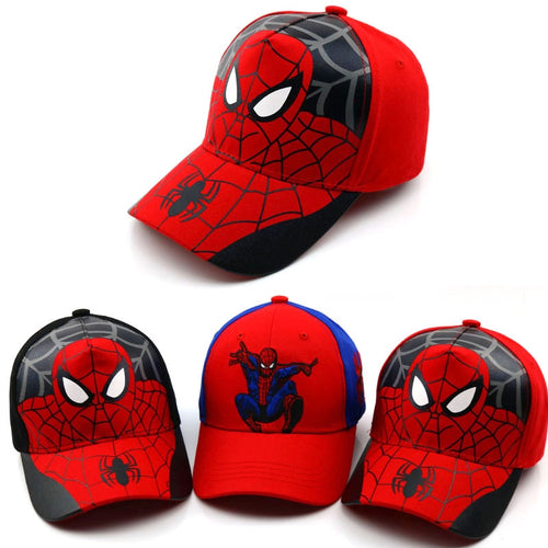 Red Spiderman Caps