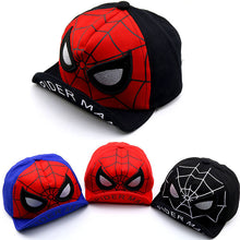 Load image into Gallery viewer, Spiderman Cartoon soft along baby Caps